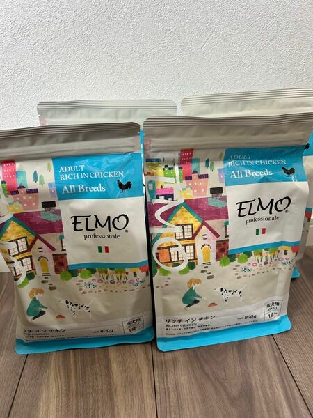 ELMO リッチインチキン　成犬用800g×4袋