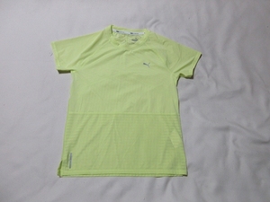 R-431★puma(プーマ)519339♪黄緑色/ランニング/半袖Tシャツ(M)★