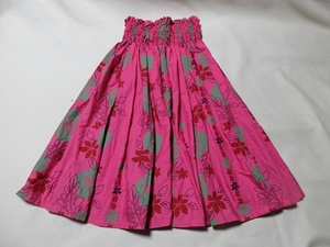 R-496* хула! розовый серия / Hawaiian / юбка пау /4шт.@ резина / длина примерно 75.*