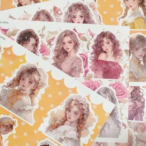 tea time.様 素材シート 6種各3枚 18枚