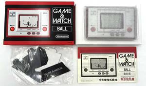 g1326SK [1 jpy start ] limited goods nintendo Game & Watch GAME&WATCH box opinion attaching BALL ball operation not yet verification 