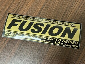 FUSION TOP SECRET トップシークレット ステッカー / 在庫のみ 当時物 本物