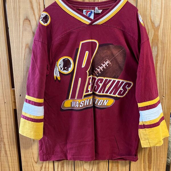 古着 ヴィンテージ ワシントンレッドスキンズ フットボールTシャツ USA製 アメフト NFL プロチーム