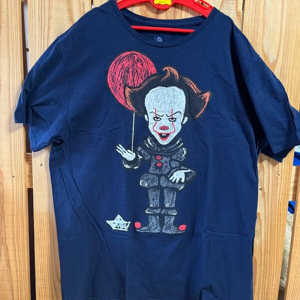 古着 used 映画Tシャツ IT プリントTシャツ L ホラー映画
