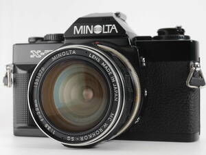 * with translation great special price * MINOLTA Minolta X-7 black MC W ROKKKOR SG F3.5 28mm lens set operation not yet verification #R1397#014#0003