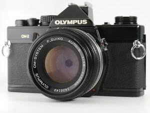 ★訳あり大特価★ OLYMPUS オリンパス OM-2 ブラック SUYSTEM F.ZUIKO AUTO-S F1.8 50mm レンズセット 動作未確認 #R1401#003#0058