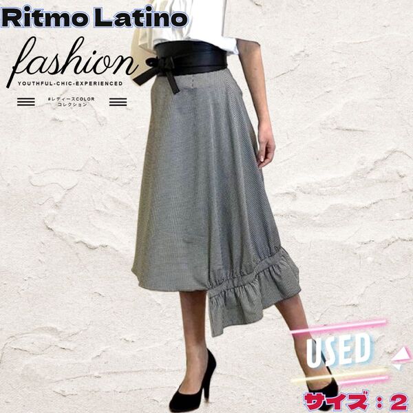 ◇リトモラティーノ◇フレアスカート◇イレギュラーヘム◇RitmoLatino◇