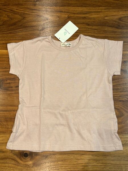 ブランシェス Tシャツ バックフリル くすみピンク 半袖Tシャツ