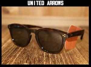 送料無料 即決【未使用】 UNITED ARROWS ★ BOW＆ARROWS GABARGINE サングラス ★ ユナイテッドアローズ 49□22－145 オプテックジャパン 