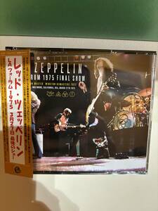 【3CD/帯付き】LED ZEPPELIN「L.A.FORUM 1975 FINAL SHOW」LOW GENERATION MASTER WINSTON REMASTERS 2022