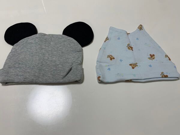 ディズニー ベビー 帽子 2点セット