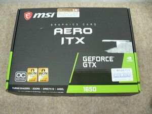 msi GeForce GTX 1650 AERO ITX 4G OC