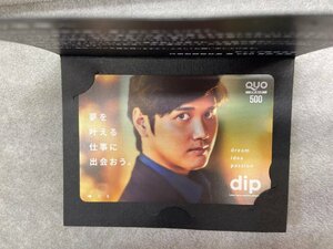  не использовался * большой . sho flat акционер гостеприимство dip dip DIP QUO карта 500 иен минут 