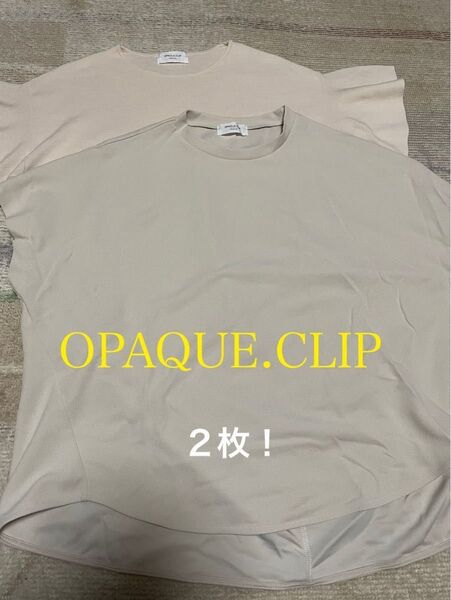OPAQUE.CLIP 半袖 2枚