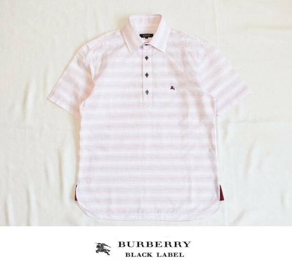 BURBERRY BLACK LABEL（バーバリーブラックレーベル）プルオーバー・マルチボーダーシャツ size2