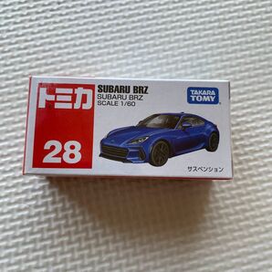 No.28 SUBARU BRZ （箱） （ 1/60スケール トミカ 175360）