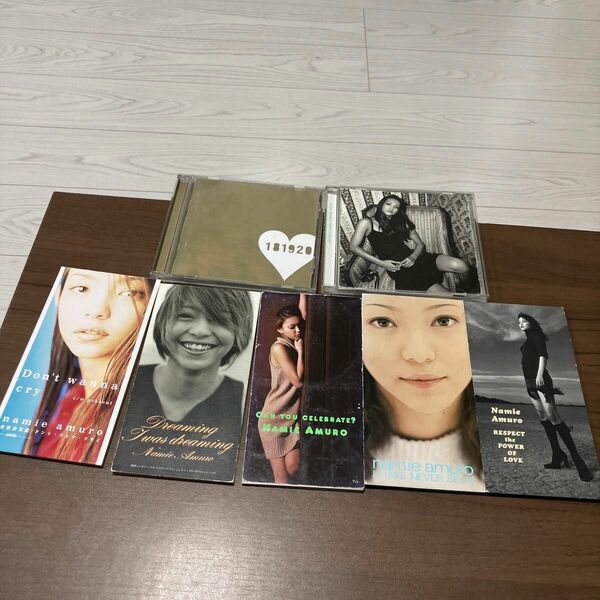 安室奈美恵CDまとめ売りアルバムsweet19 Bluesベストbest181920シングル5枚8cmセンチ中古