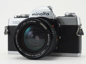 ★訳あり大特価★ ミノルタ MINOLTA XG-E ボディ ROKKOR-SG 28mm 単焦点レンズセット #TA5072 