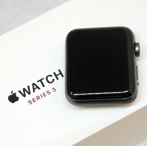 USED品・保管品 apple watch MQKN2J/A Serise3 42mm スペースグレイ アップルウォッチ GPS+Cellular A1891 外箱付