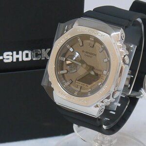 未使用品・保管品 CASIO カシオ G-SHOCK GM-2100-1AJF メタルカバード デジアナ 腕時計 クォーツ 樹脂バンド 5611 ケース付き