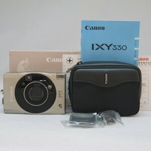 ジャンク品・保管品 Canon キャノン IXY330 コンパクトフィルムカメラ レンズ ZOOM LENS 23-69mm 動作未確認 外箱/ケース付き