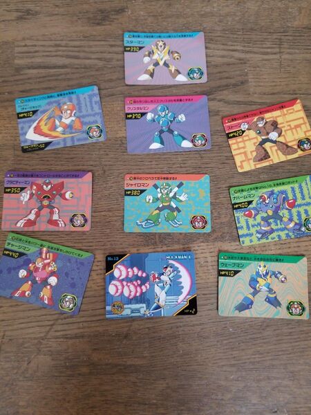 ロックマン カード 当時物 カプコン CAPCOM