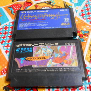 FC RPG系ゲーム 2本セット(ドラゴンクエスト・ウィザードリィ)