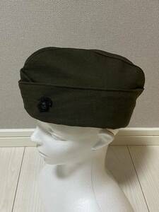 沖縄　米軍放出品　USMC GARRISON CAP MENS ギャリソン 帽章付き ミリタリー 沖縄 サバゲー MARINE OKINAWA (22-1)