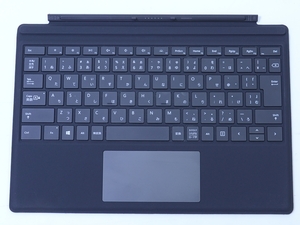 美品 Surface Pro 7+,7,6,5,4,3 タイプカバー FMN-00019 キーボード ブラック色 Microsoft 管理J8
