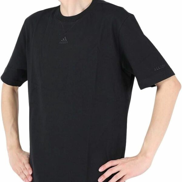 アディダス　adidas Tシャツ　メンズ　XL LL 黒　シンプル