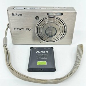 ジャンク品 Nikon ニコン コンパクトデジタルカメラ COOLPIX S500 バッテリー付 [C5701]