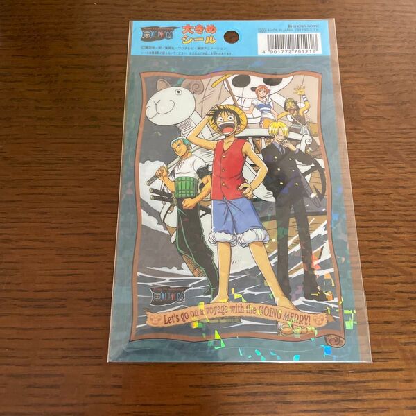 ONEPIECE ワンピース 大きめシール ホログラム クリアシール ステッカー シール