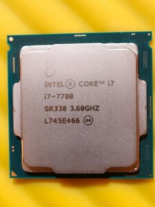 ★【動作確認品】Intel CPU CORE i7-7700 3.60GHZ SR338 専用ケース入れ発送★ ①