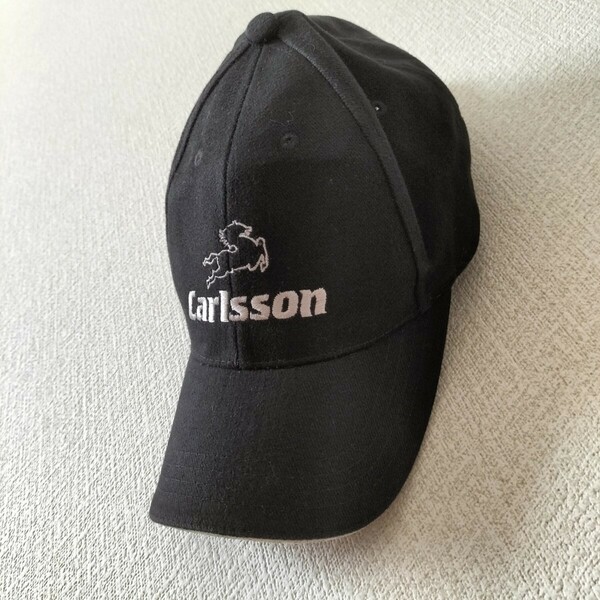 希少　Carlsson　カールソン　キャップ　帽子　ブラック　黒