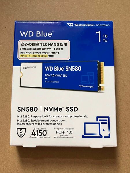 WD Blue 1TB SSD NVMe