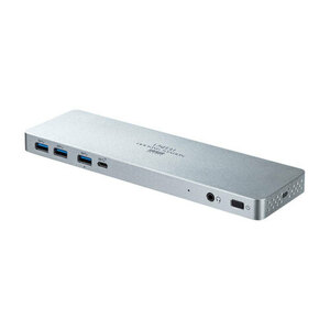 USB Type-C専用ドッキングステーション HDMI/DisplayPort対応・PD対応 4Kに対応 サンワサプライ USB-CVDK6 新品 送料無料