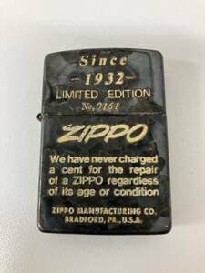 【E/A15001】ZIPPO ジッポー ライター LIMITED EDITION 喫煙具 1932年 No0161 火花確認済