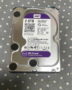 使用時間148時間！パナソニック、DIGA換装用 3.5インチ2TB HDD WD20PURX BRX2020/2000　