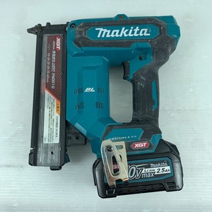 κκ MAKITA マキタ 電動工具 仕上げ釘打ち機 充電池1個付 コードレス式 40v 6556 FN001G ブルー やや傷や汚れあり