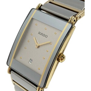 ☆☆ RADO ラドー ダイヤスター デイト 160.0381.3 シルバー クォーツ メンズ 腕時計 DIASTAR やや傷や汚れあり