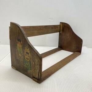 レトロ 木製 ブックスタンド 本立て 大正 昭和初期 古道具 インテリア コレクション 