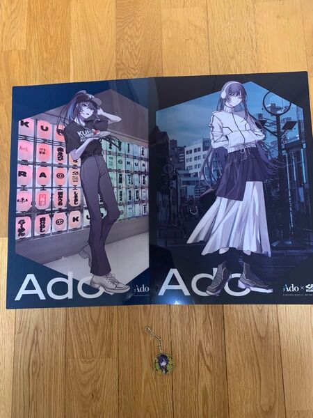 くら寿司×Ado コラボ クリアポスター2種・アクリルチャーム1種
