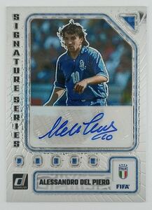 2023-24 Panini Donruss Soccer Auto 直筆サインカード Alessandro Del Piero デルピエロ　イタリア代表 Juvemtus
