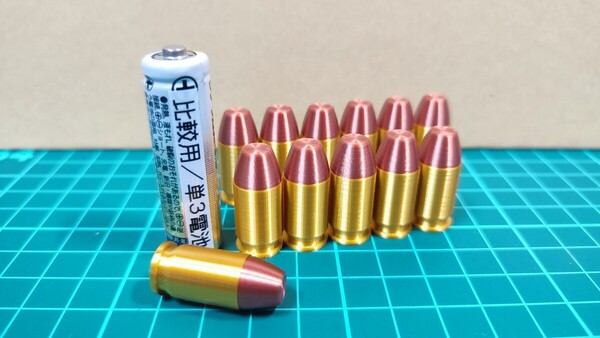 .45 GAP 弾風 ダミーカート 12個セット【送料無料】(検) グロック GLOCK 37 38 39 スプリングフィールドXD HS2000 (注).45ACPではない