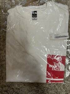 新品未使用23ss Supreme The North Face Printed Pocket Tee 白 ノースフェイス M