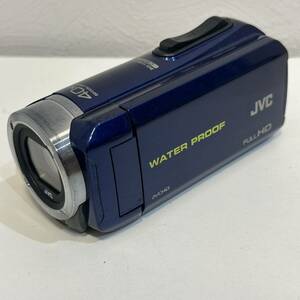 【起動確認済み】JVC GZ-B800-A ＪＶＣケンウッド ハイビジョンメモリームービー エブリオ ブルー　ビデオカメラ 