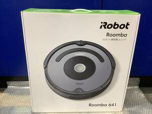 u1778 未使用 iRobot ルンバ 641 ロボット アイロボット Roomba 掃除機 自動 掃除ロボット カーペット フローリング 畳 箱付き 現状品