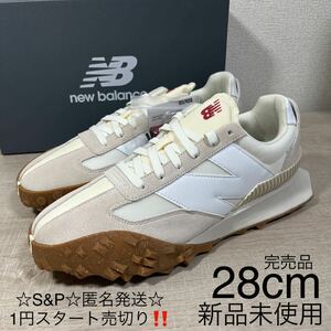 1円スタート売切り 新品未使用 ニューバランス スニーカー 28cm NEW BALANCE XC-72 ホワイト 白 スエード ナイロン 靴 完売品 996 574