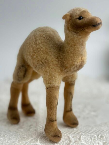 送料無料★シュタイフ★Dromedary 14cm★ヒトコブラクダ/駱駝★ビンテージ/アンティーク★Steiff/STEIFF