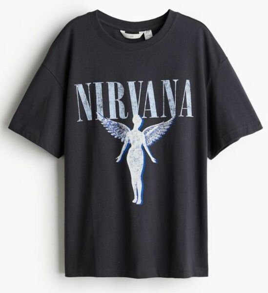 【未使用】NIRVANA　ニルヴァーナ　天使ロゴ　Tシャツ　XLサイズ